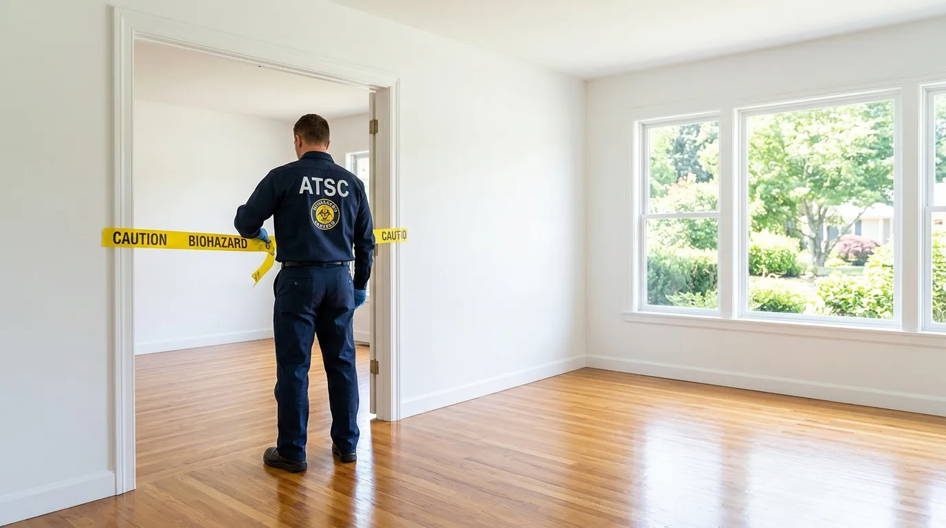 Certified biohazard cleanup crew performing Crime Scene Cleanup in Oak Ridge